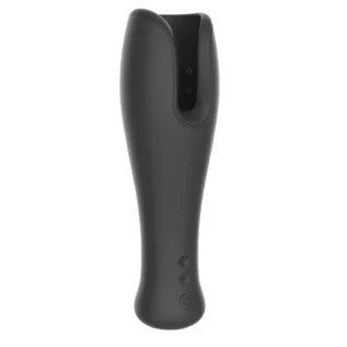 Мастурбатор для голівки Dream Toys Essentials, чорний, 19,5 см - Зображення 6