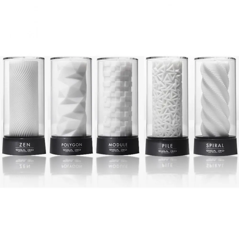 Мастурбатор хай-тек рельєфний Zen 3D Tenga, білий, 15 х 7 см 8 Мастурбатор хай-тек рельєфний Zen 3D Tenga, білий, 15 х 7 см - Зображення 6