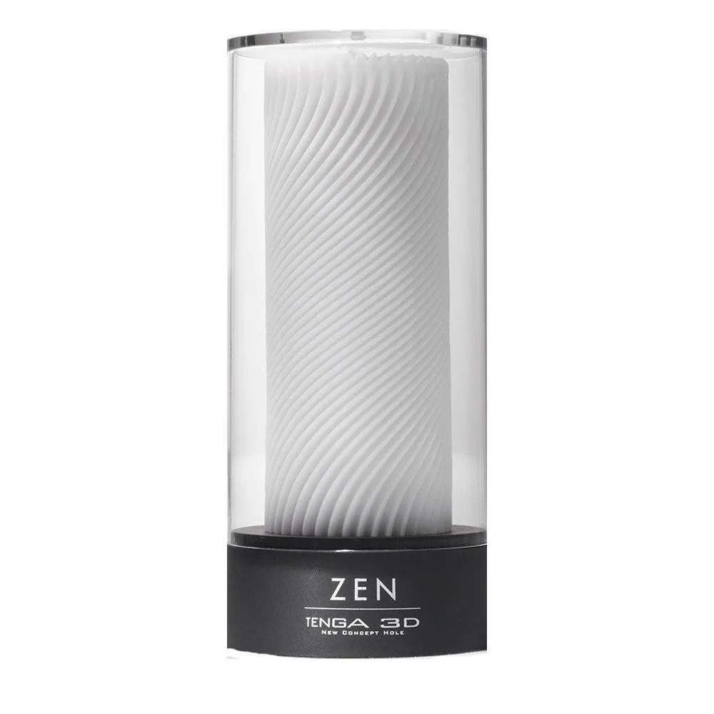 Мастурбатор хай-тек рельєфний Zen 3D Tenga, білий, 15 х 7 см 3 Мастурбатор хай-тек рельєфний Zen 3D Tenga, білий, 15 х 7 см