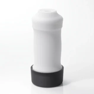 Alternative view of Мастурбатор хай-тек рельєфний Zen 3D Tenga, білий, 15 х 7 см