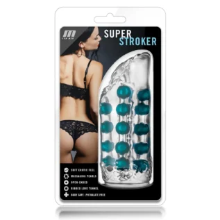 Мастурбатор вагіна з намистинами всередині Blush M For Men Super Stroker Clear, прозорий 9 Мастурбатор вагіна з намистинами всередині Blush M For Men Super Stroker Clear, прозорий - Зображення 4