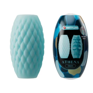 Alternative view of Мастурбатор яйце PRETTY LOVE Athena Eros блакитний, 7.6 х 4.2 см