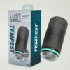 Мастурбатор прозорий у чорній колбі Chisa Lust Ripple Tempest