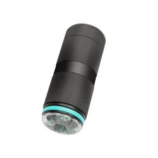 Alternative view of Мастурбатор прозорий у чорній колбі Chisa Lust Ripple Tempest