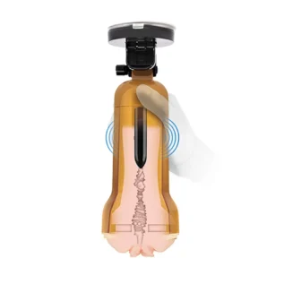 Alternative view of Мастурбатор Вагіна в колбі на присосці Zolo Vibrating Personal Trainer, з вібрацією
