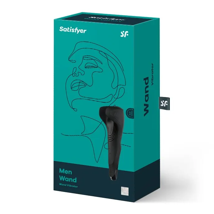 Ергономічний мастурбатор для чоловіків із вібрацією Satisfyer Men Wand, чорний 8 Ергономічний мастурбатор для чоловіків із вібрацією Satisfyer Men Wand, чорний - Зображення 6