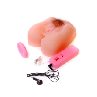 Мастурбатор з вібрацією BOSS SERIES Masturbator-Vagina & Anus - Vibrating