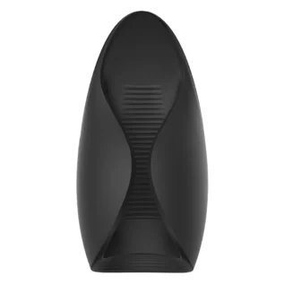 Мастурбатор з вібрацією Dream Toys Essentials, відкритий, нереалістичний, чорний, 13 см - Зображення 3