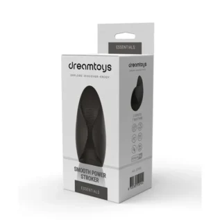 Alternative view of Мастурбатор з вібрацією Dream Toys Essentials, відкритий, нереалістичний, чорний, 13 см