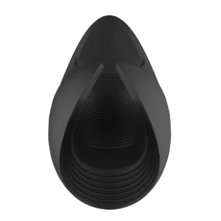 Мастурбатор з вібрацією Dream Toys Essentials, відкритий, нереалістичний, чорний, 13 см - Зображення 5