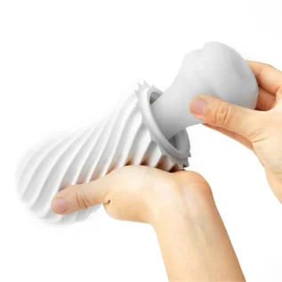 Мастурбатор Tenga Flex Rocky white 17,6 x 7,3 см - Зображення 7