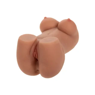 Alternative view of Мастурбатор вагіна-напівторс CalExotics Pussy and Tits з грудьми, бежевий