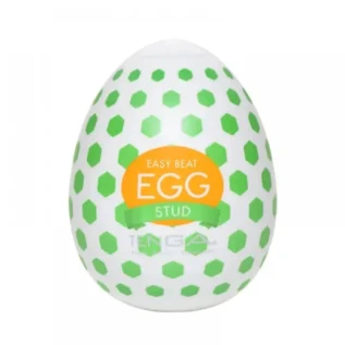 Мастурбатор хай-тек TENGA Egg Wonder Stud, білий