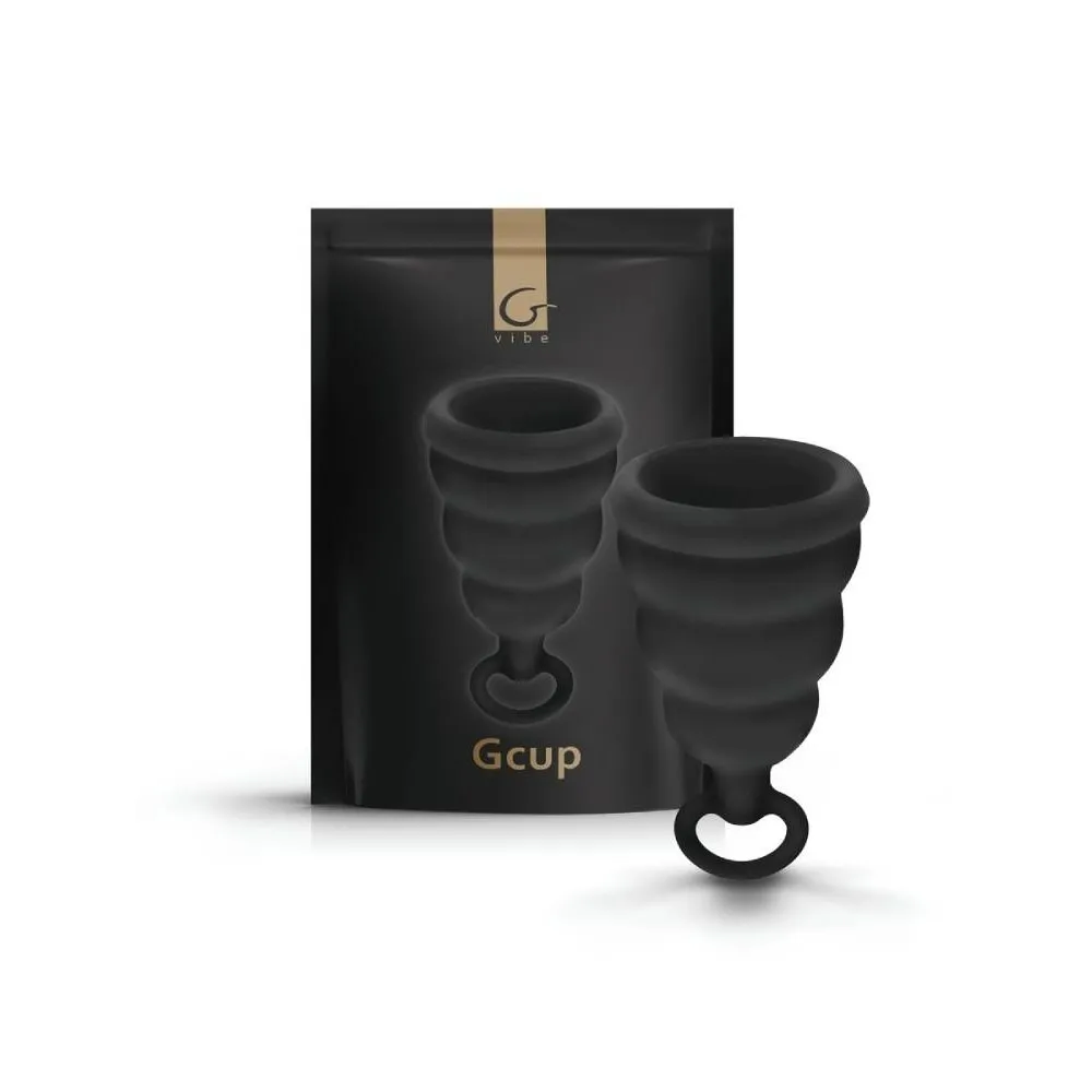 Менструальна чаша Gcup Gvibe, S, чорна, 6 х 3.5 см 3 Менструальна чаша Gcup Gvibe, S, чорна, 6 х 3.5 см