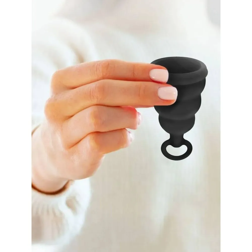 Менструальна чаша Gcup Gvibe, S, чорна, 6 х 3.5 см 8 Менструальна чаша Gcup Gvibe, S, чорна, 6 х 3.5 см - Зображення 6