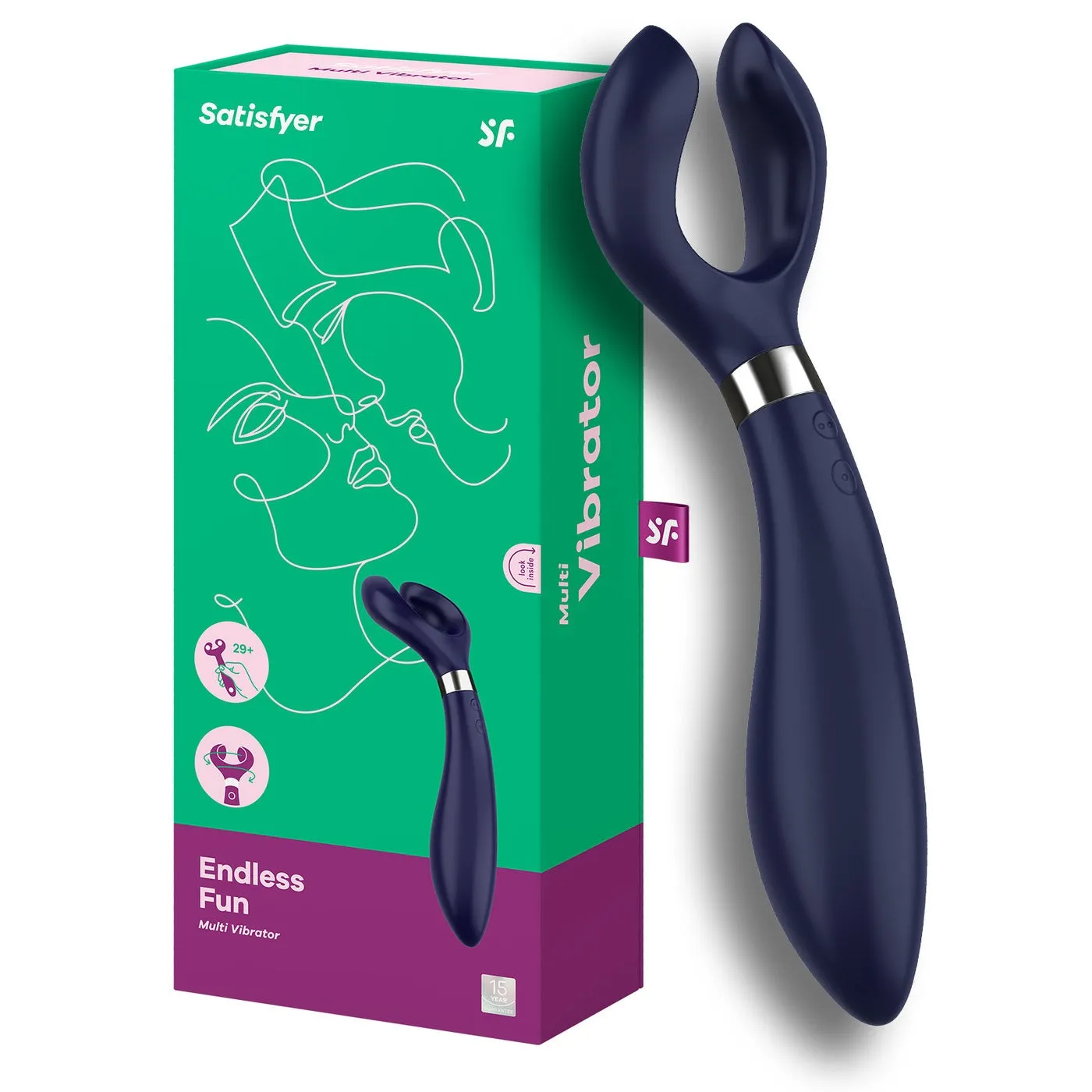 Багатофункціональний вібратор Satisfyer Endless Fun Multi, синій 3 Багатофункціональний вібратор Satisfyer Endless Fun Multi, синій