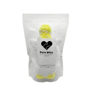 Мило член на присосці Pure Bliss жовтий, size XL - Зображення 4