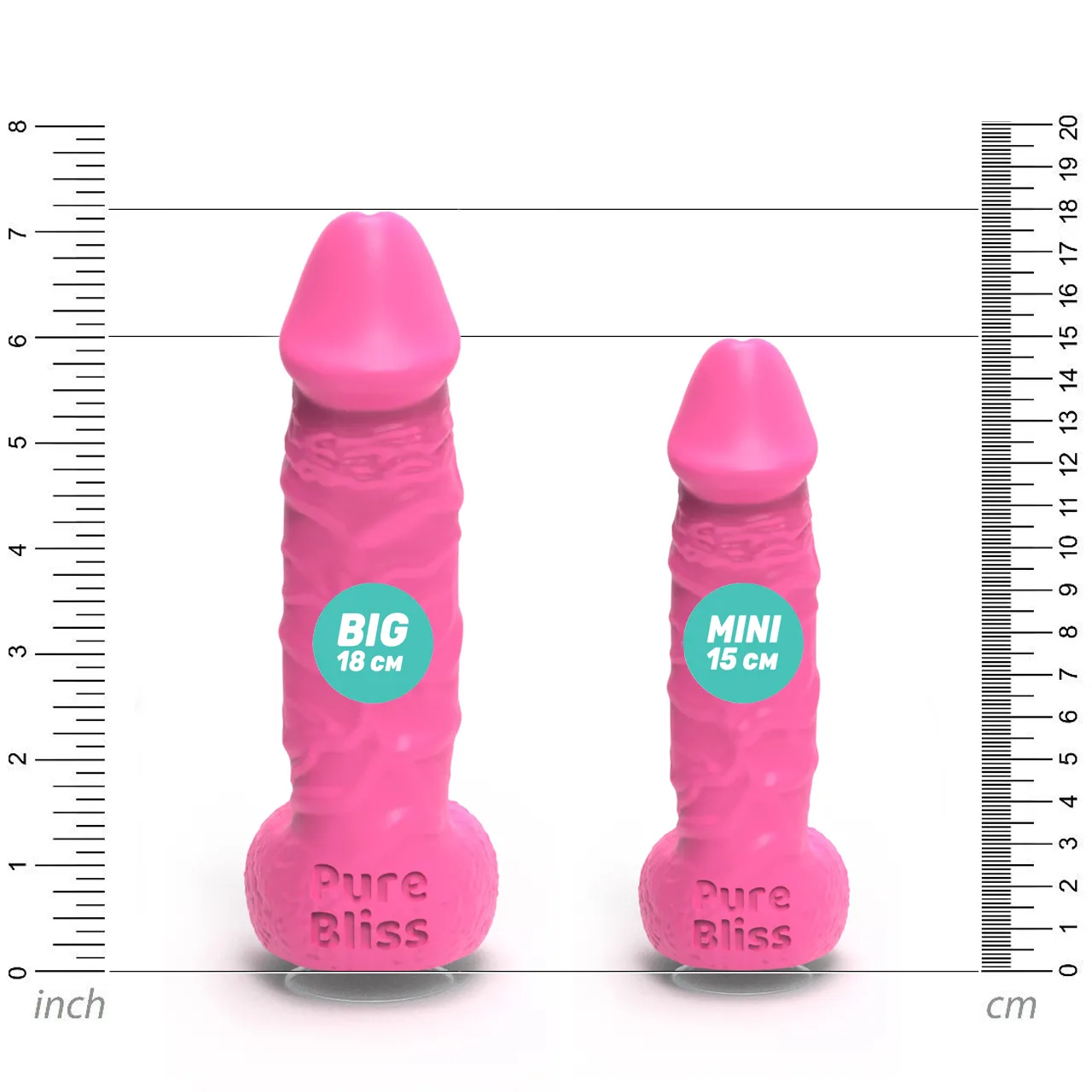Мило член на присосці Pure Bliss BIG рожевий, 18 см 8 Мило член на присосці Pure Bliss BIG рожевий, 18 см - Зображення 6