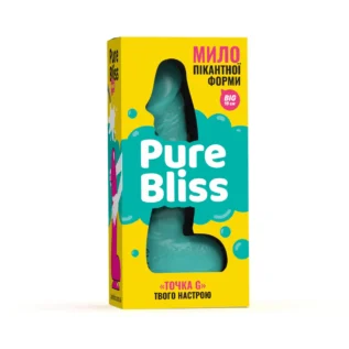Мило член на присосці Pure Bliss BIG бірюзовий, 18 см - Зображення 7