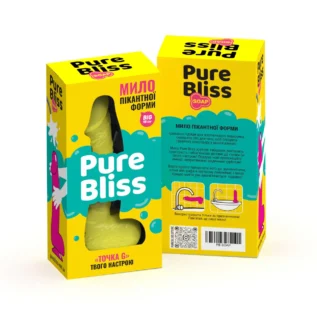 Мило член на присосці Pure Bliss BIG жовте, 18 см - Зображення 8