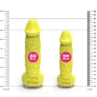 Мило член на присосці Pure Bliss BIG жовте, 18 см - Зображення 6
