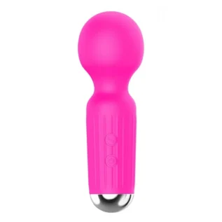 Міні-вібратор для клітора рожевий Rechargeable Mini Masager USB 20 Functions