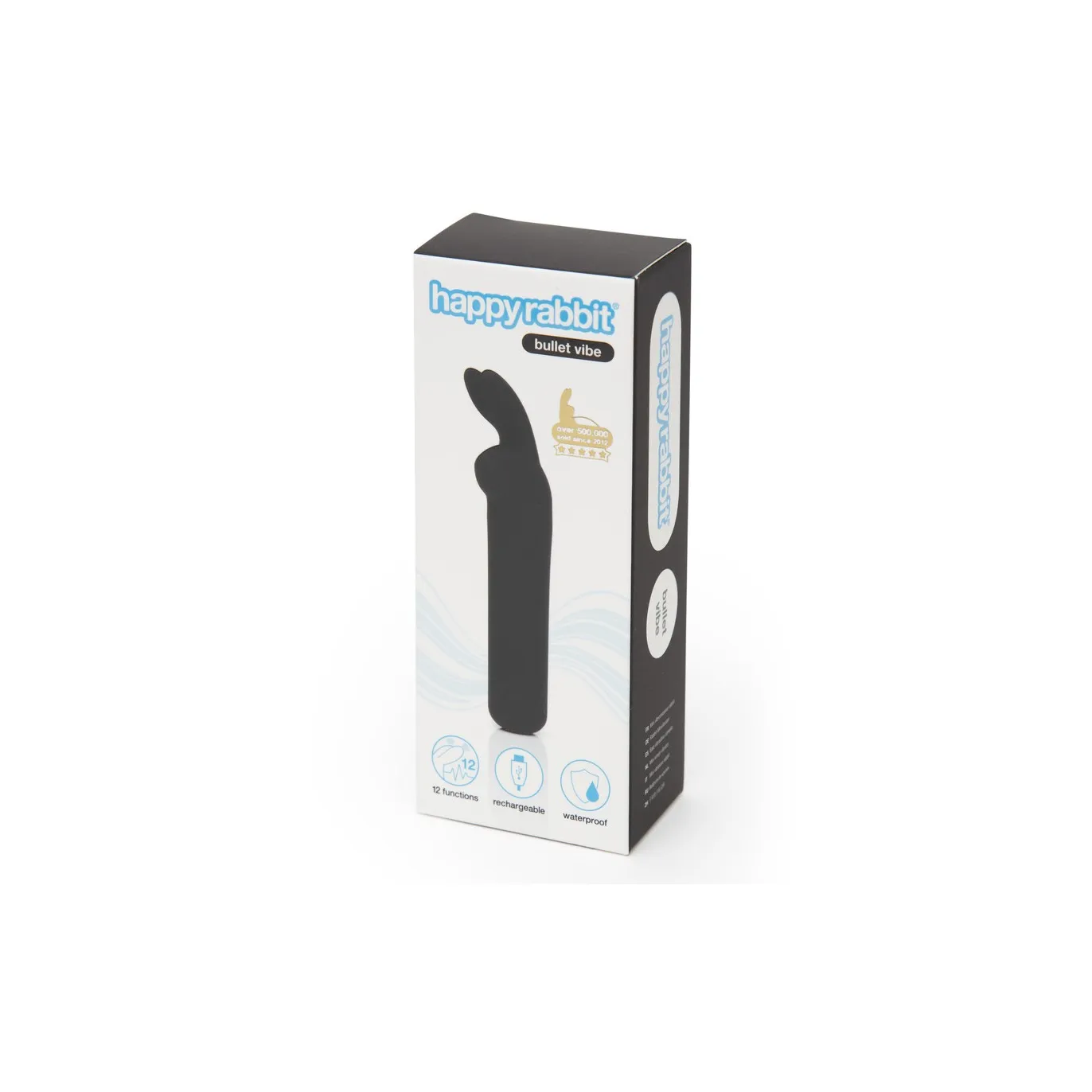 Міні вібратор Happy Rabbit Rechargeable Bullet BLACK 6 Міні вібратор Happy Rabbit Rechargeable Bullet BLACK - Зображення 4