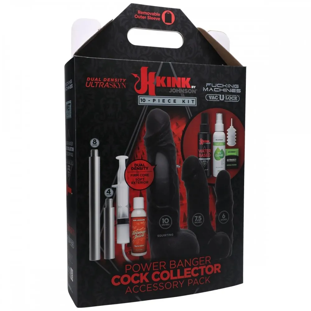 Комплект аксесуарів для секс-машини Power Banger Cock 8 Piece Kit 4 Комплект аксесуарів для секс-машини Power Banger Cock 8 Piece Kit - Зображення 2
