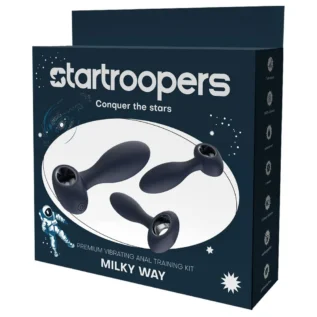 Alternative view of Набір анальних стимуляторів, S, M, L, Dream Toys Startroopers Milky Way, два з вібрацією, синій