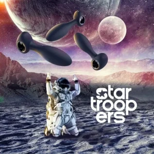 Набір анальних стимуляторів, S, M, L, Dream Toys Startroopers Milky Way, два з вібрацією, синій 29 Набір анальних стимуляторів, S, M, L, Dream Toys Startroopers Milky Way, два з вібрацією, синій - Зображення 12