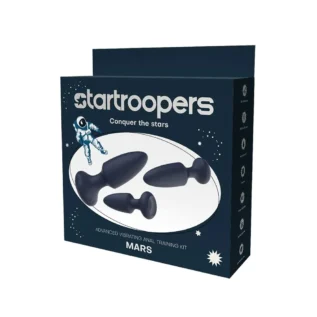 Alternative view of Набір анальних вібраторів, S, M, L, Dream Toys Startroopers Mars синій, 3 шт