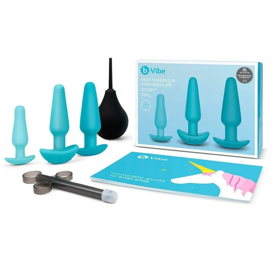 Набір для анального сексу B-Vibe Anal Training 7 предметів, синій 3 Набір для анального сексу B-Vibe Anal Training 7 предметів, синій - Зображення 2