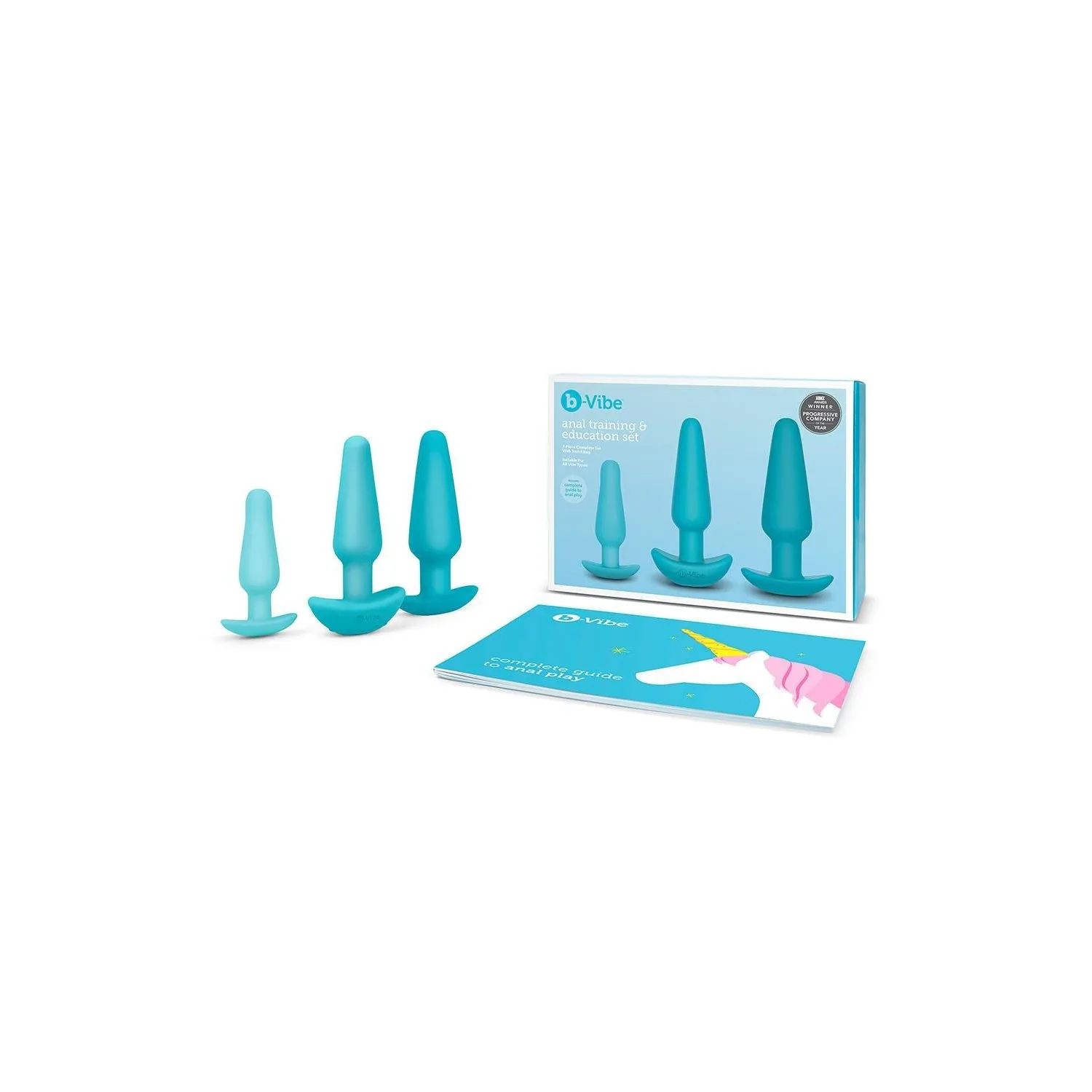 Набір для анального сексу B-Vibe Anal Training 7 предметів, синій 13 Набір для анального сексу B-Vibe Anal Training 7 предметів, синій - Зображення 12