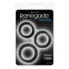 Набор эрекционных колец для пениса NS Novelties Renegade черный