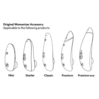 Змінні насадки Womanizer Premium, Eco, Classic, Liberty, Starlet 2, білий, розмір L - Зображення 3
