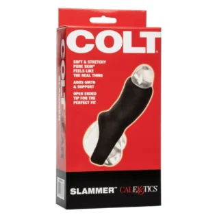 Насадка на член COLT Slammer із кріпленням на мошонці, чорна, 10.7 х 5 см 16 Насадка на член COLT Slammer із кріпленням на мошонці, чорна, 10.7 х 5 см - Зображення 7