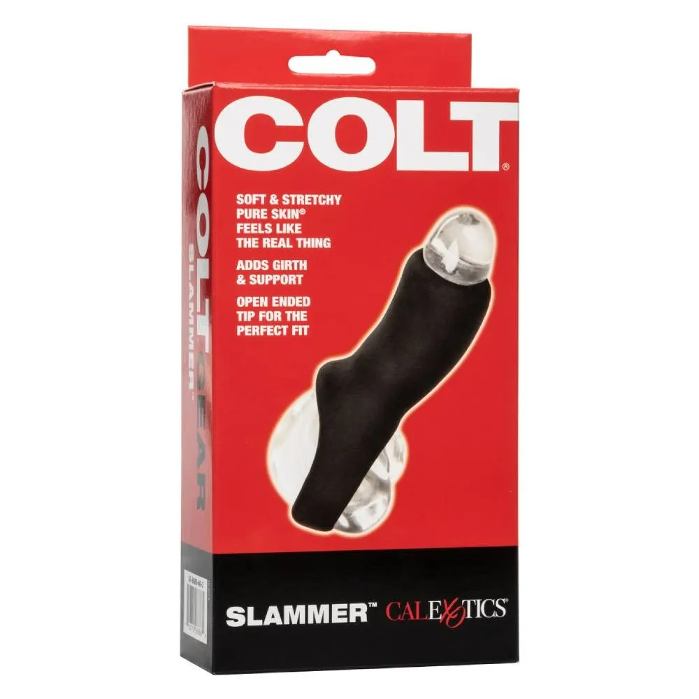 Насадка на член COLT Slammer із кріпленням на мошонці, чорна, 10.7 х 5 см 9 Насадка на член COLT Slammer із кріпленням на мошонці, чорна, 10.7 х 5 см - Зображення 7