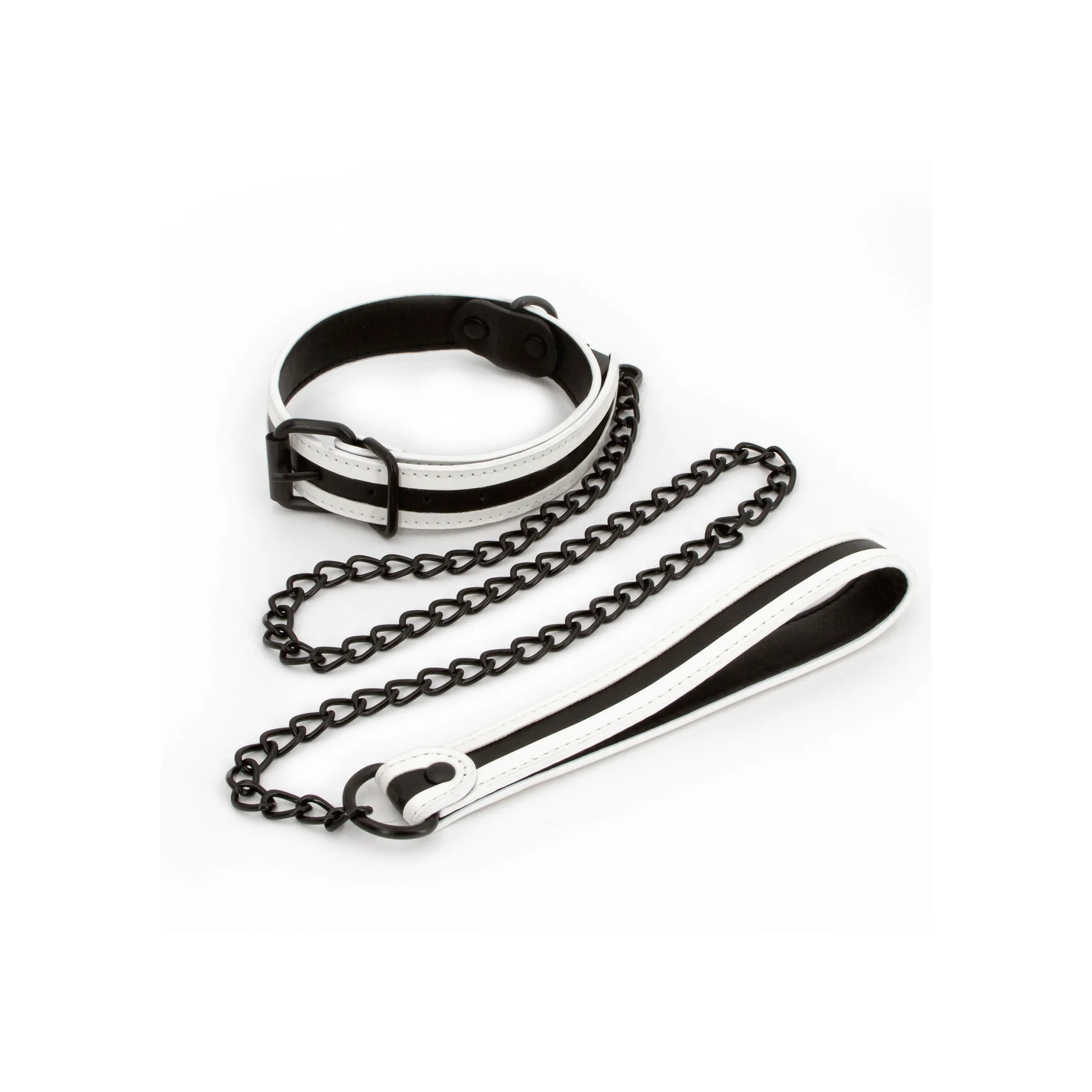 Нашийник з повідцем NS Novelties GLO Bondage Collar And Leash Green світяться в темряві 5 Нашийник з повідцем NS Novelties GLO Bondage Collar And Leash Green світяться в темряві - Зображення 3