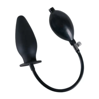Пробка із накачуванням You2Toys True Black Anal Plug чорна