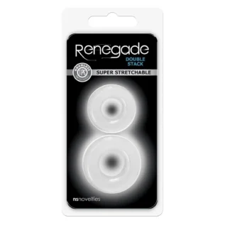 Ерекційні кільця, що розтягуються, для пеніса NS Novelties Renegade прозорі