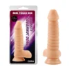 Фалоімітатор з рельєфом Chisa Real Touch XXX Perfect Doughnut Dong, бежевий 1 Зображення Фалоімітатор з рельєфом Chisa Real Touch XXX Perfect Doughnut Dong, бежевий