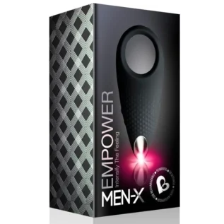 Ерекційне кільце з вібрацією Rocks-Off Empower Men-X чорне - Зображення 5