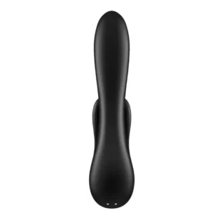 Смарт вібратор кролик Satisfyer Double Flex Connect App Black - Зображення 3