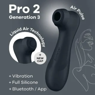 Смарт-вібратор із ефектом пульсації Satisfyer Pro 2 Generation 3 чорний - Зображення 6