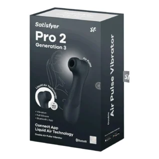 Смарт-вібратор із ефектом пульсації Satisfyer Pro 2 Generation 3 чорний - Зображення 8