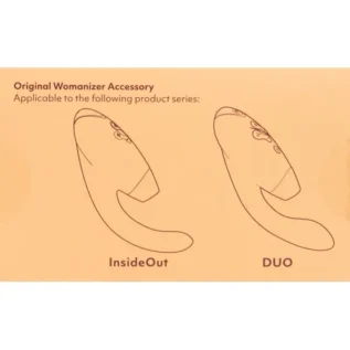 Alternative view of Змінні насадки на Womanizer Inside Out та Duo, бордовий, розмір М