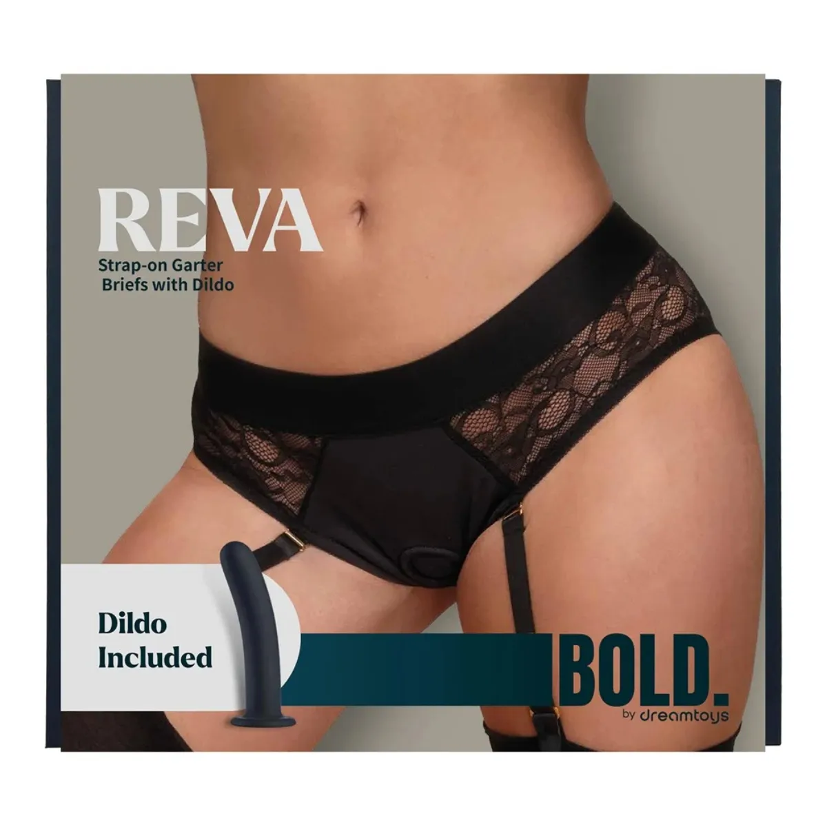 Страпон із трусиками-підв'язками Dream Toys Bold Reva, чорний, розмір S 12 Страпон із трусиками-підв'язками Dream Toys Bold Reva, чорний, розмір S - Зображення 10