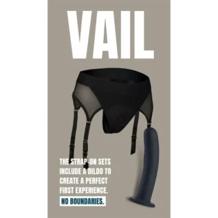 Страпон із трусиками-підв'язками Dream Toys Bold Vail, чорний, розмір S 22 Страпон із трусиками-підв'язками Dream Toys Bold Vail, чорний, розмір S - Зображення 9