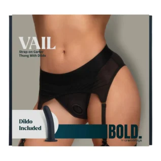 Страпон із трусиками-підв'язками Dream Toys Bold Vail, чорний, розмір S 23 Страпон із трусиками-підв'язками Dream Toys Bold Vail, чорний, розмір S - Зображення 10