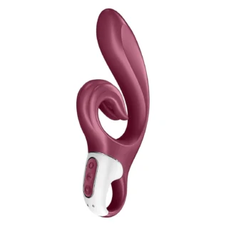 Стимулятор точки G та клітора Satisfyer Love me з вібрацією, бордовий